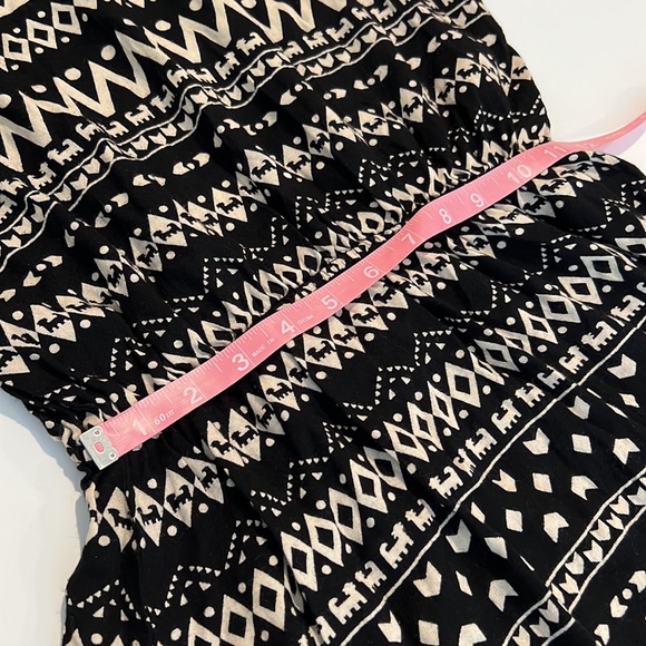 Patrons of Peace Smocked Waist Mini/Midi Dress Medium - Picture 10 of 12